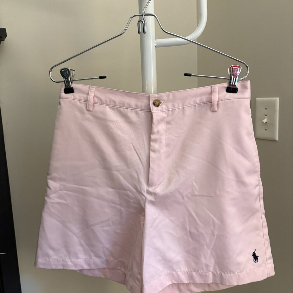 Ralph Lauren Womens High Rise Pink Shorts